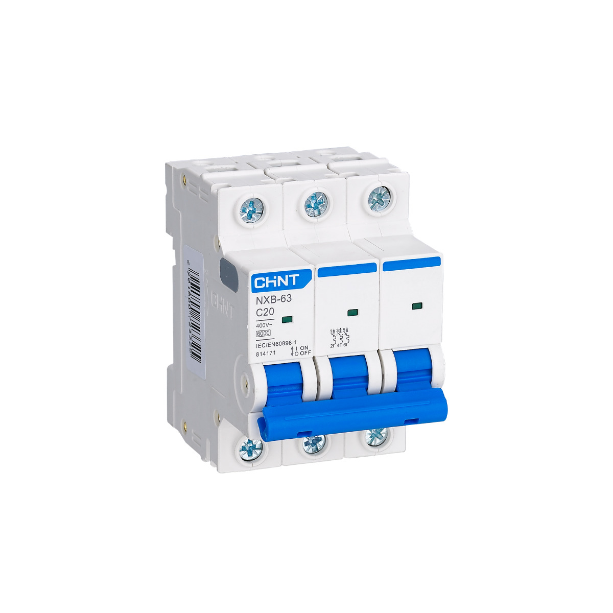 Mini Breaker CHINT NXB-63 de 3 x 25 Amperios